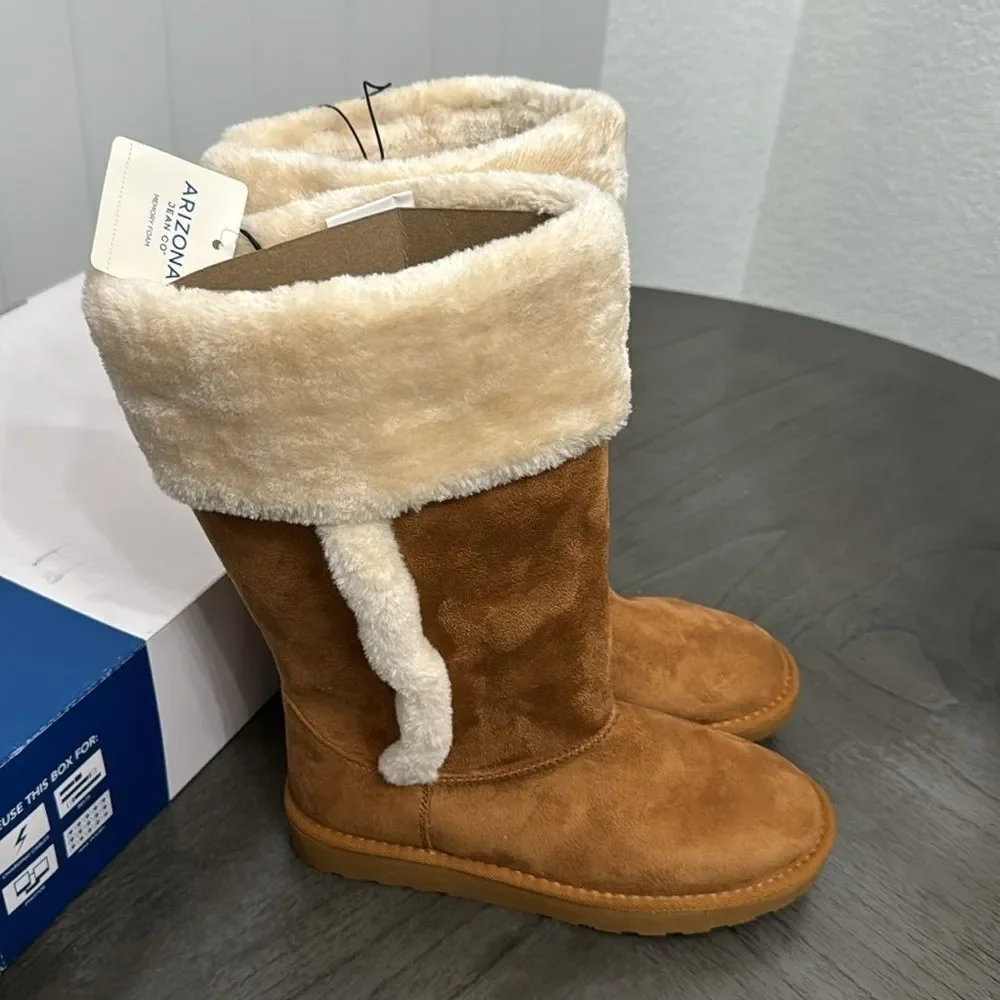 Arizona Jean Co Womens Summit Flat Heel Winter Boots